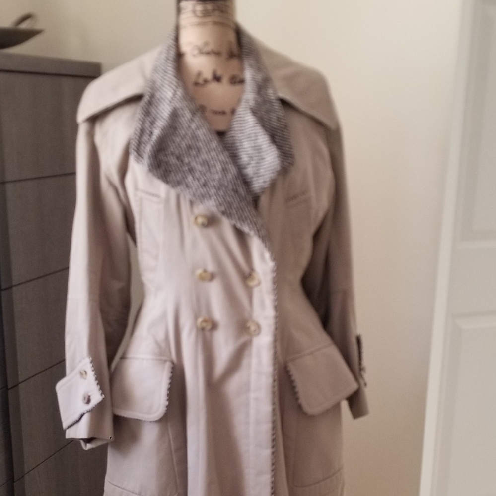 Gianfranco Ferre long trench coat with wool lining